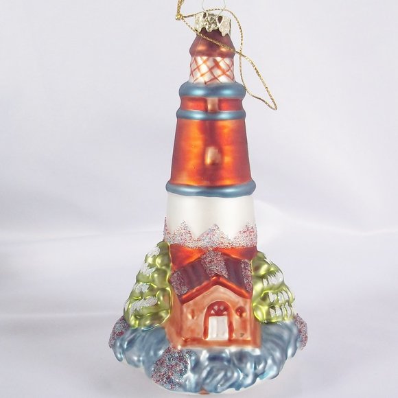Set of 4 Different Lighthouse Hanging Ornaments - Picture 4 of 11
